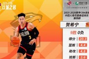 场均20.3分4.4板4.8助2.6断，贺希宁当选CBA四月最佳国内球员